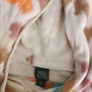 Brand new tye dye cropped hoodie